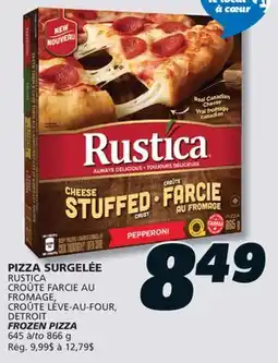 IGA RUSTICA FROZEN PIZZA offer