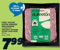 IGA DU BRETON ORGANIC GROUND EXTRA LEAN PORK offer