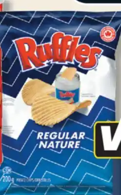 IGA RUFFLES SNACKS OR CHIPS offer