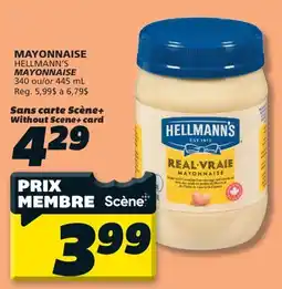 IGA HELLMANN'S MAYONNAISE offer