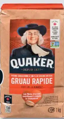 IGA QUAKER OATMEAL OR INSTANT OATMEAL offer