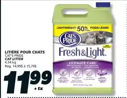 IGA CAT'S PRIDE CAT LITTER offer