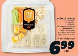 IGA C'EST PRÊT! LUNCH BOX offer