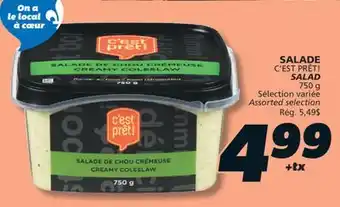 IGA C'EST PRÊT! SALAD offer
