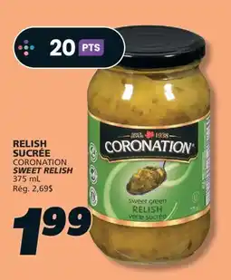 IGA CORONATION SWEET RELISH offer