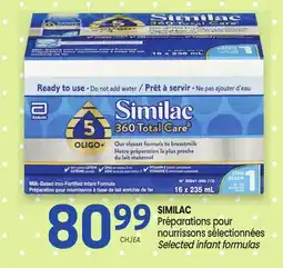 Uniprix SIMILAC Préscriptions pour nourrissons sélectionnées/Selected infant formulas offer