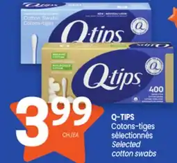 Uniprix Q-TIPS Cotons-tiges sélectionnés/Selected cotton swabs offer