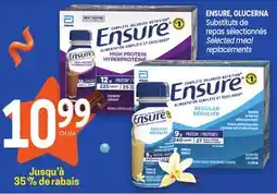 Uniprix ENSURE, GLUCERNA Substituts de repas sélectionnés offer