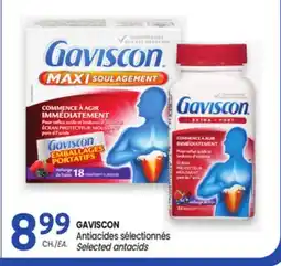 Uniprix GAVISCON Antiacides sélectionnés/Selected antacids offer