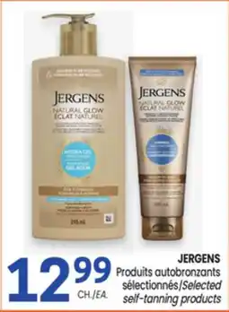 Uniprix JERGENS Produits autobronzants sélectionnés/Selected self-tanning products offer