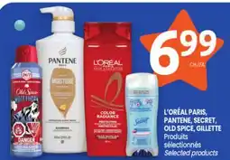 Uniprix L'ORÉAL PARIS, PANTENE, SECRET, OLD SPICE, GILLETTE Produits sélectionnés/ Selected products offer