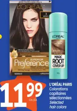 Uniprix L'ORÉAL PARIS Colorations capillaires sélectionnées/ Selected hair colors offer