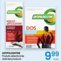 Uniprix ANTIPHLOGISTINE Produits sélectionnés/Selected products offer