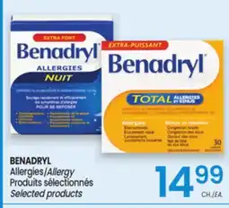 Uniprix BENADRYL Allergies/Allergy Produits sélectionnés Selected products offer