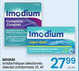 Uniprix IMODIUM Antidiarrhéiques sélectionnés offer