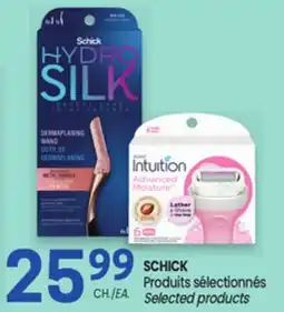 Uniprix SCHICK Produits sélectionnés/ Selected products offer