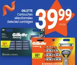 Uniprix GILLETTE Cartouches sélectionnées/ Selected cartridges offer