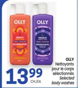 Uniprix OLLY Nettoyants pour le corps sélectionnés/ Selected body washes offer