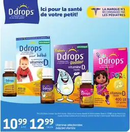 Uniprix Vitamines sélectionnées/Selected vitamins offer