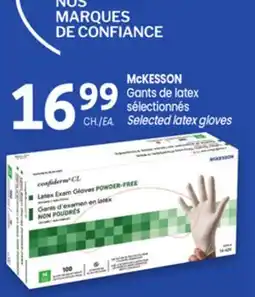 Uniprix McKESSON Gants de latex sélectionnés/Selected latex gloves offer