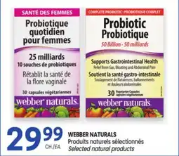 Uniprix WEBBER NATURALS Produits naturels sélectionnés/Selected natural products offer