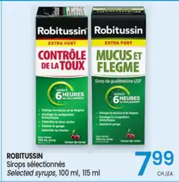 Uniprix ROBITUSSIN Sirops sélectionnés/ Selected syrups offer