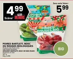 Rachelle-Bery Grocery ORCHARD BUDDIES ORGANIC BARTLETT, BOSC OR RED PEARS offer