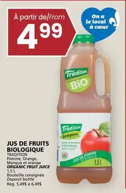 Rachelle-Bery Grocery TRADITION ORGANIC FRUIT JUICE offer
