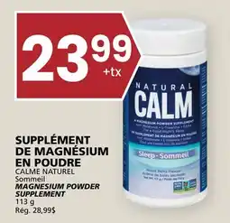 Rachelle-Bery Grocery CALME NATUREL MAGNESIUM POWDER SUPPLEMENT offer