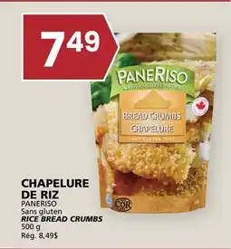 Rachelle-Bery Grocery PANERISO RICE BREAD CRUMBS offer