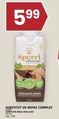 Rachelle-Bery Grocery SPERRI COMPLETE MEAL REPLACER offer
