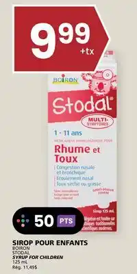Rachelle-Bery Grocery BOIRON STODAL SYRUP FOR CHILDREN offer