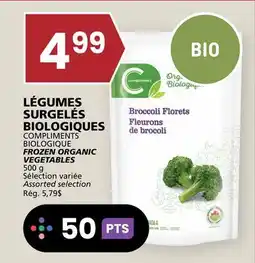 Rachelle-Bery Grocery COMPLIMENTS BIOLOGIQUE FROZEN ORGANIC VEGETABLES offer