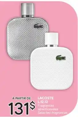 Brunet LACOSTE L.12.12 Fragrances offer