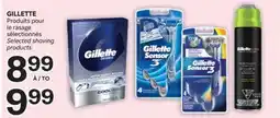 Brunet GILLETTE Produits pour le rasage sélectionnés offer
