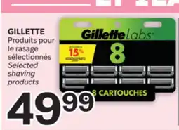 Brunet GILLETTE Produits pour le rasage sélectionnés offer