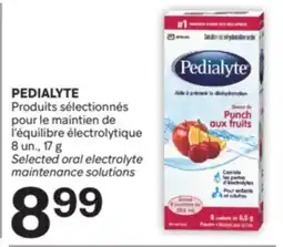 Brunet PEDIALYTE Selected oral electrolyte maintenance solutions offer