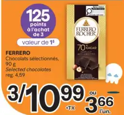 Brunet FERRERO Chocolats sélectionnés offer