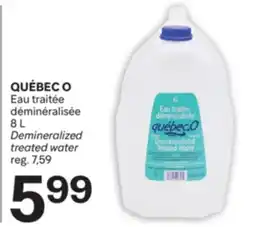 Brunet QUÉBEC O Eau traitée déminéralisée offer