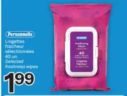 Brunet PERSONNELLE Lingettes fraicheur sélectionnées offer