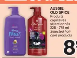 Brunet AUSSIE, OLD SPICE Produits capillaires sélectionnés offer