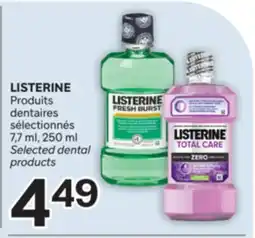 Brunet LISTERINE Produits dentaires sélectionnés offer