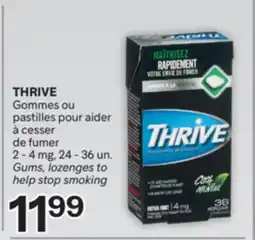 Brunet THRIVE Gommes ou pastilles pour aider à cesser de fumer offer