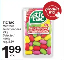 Brunet TIC TAC Menthes sélectionnées offer