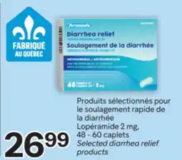 Brunet Produits sélectionnés pour le soulagement rapide de la diarrhée Lopéramide 2 mg, 48 - 60 caplets offer
