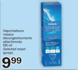 Brunet PERSONNELLE Vaporisateurs nasaux décongestionnants sélectionnés offer