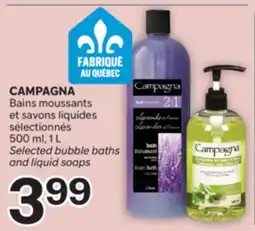 Brunet CAMPAGNA Bains moussants et savons liquides sélectionnés offer