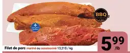 Pasquier Filet de porc mariné ou assaisonné offer