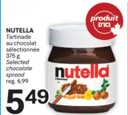 Brunet NUTELLA Tartinade au chocolat sélectionnée offer