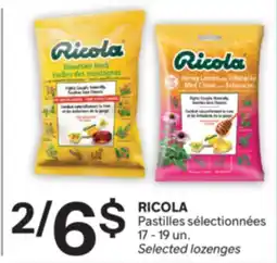 Brunet RICOLA Pastilles sélectionnées offer